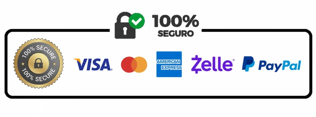 Métodos de pago aceptados