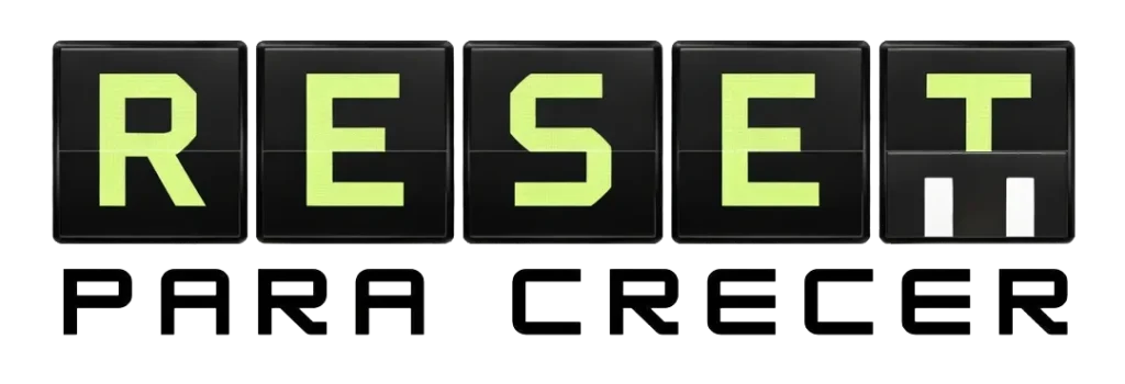 Logo RESET para Crecer de Barbi Rodríguez